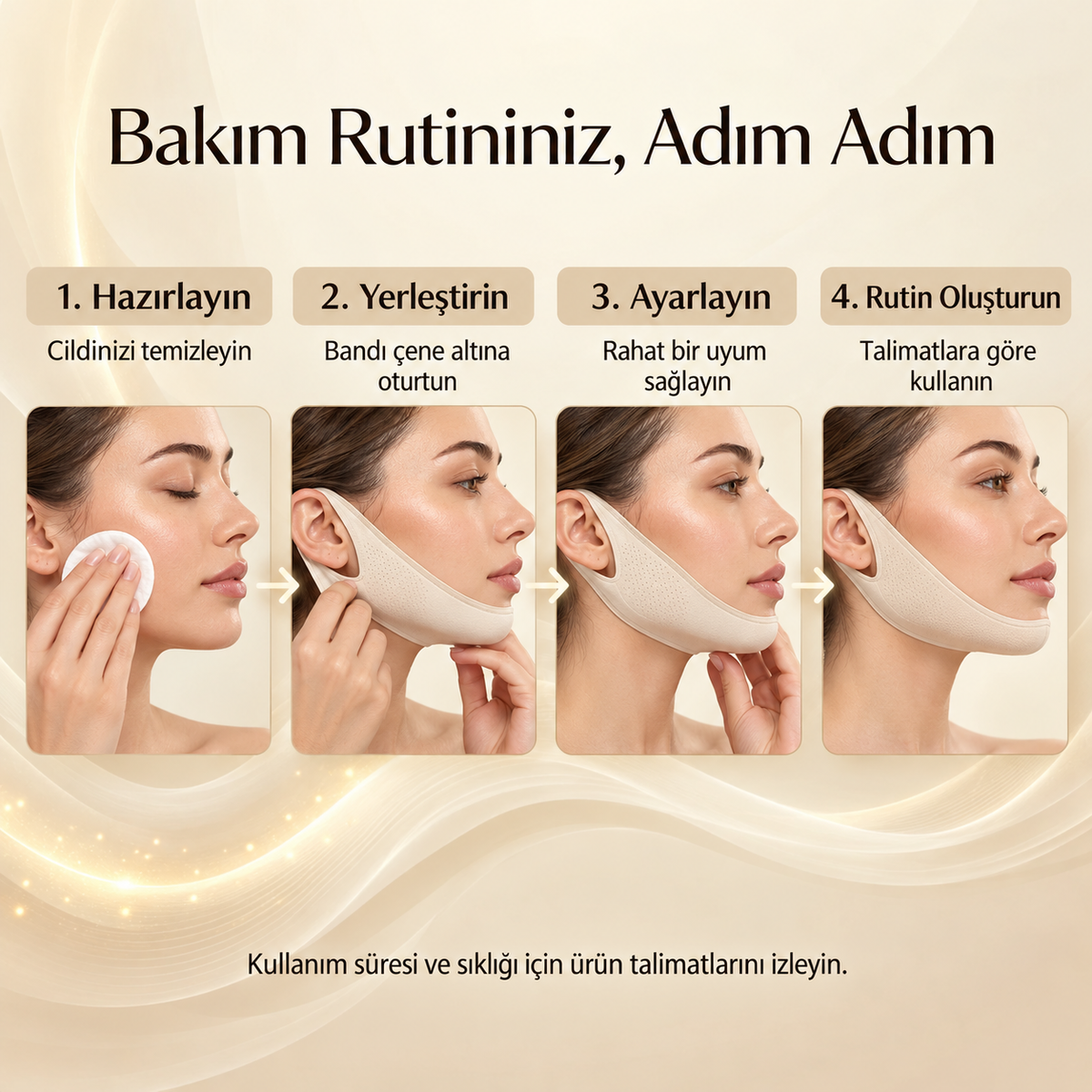 Kolajen Yüz Şekillendirici Maske